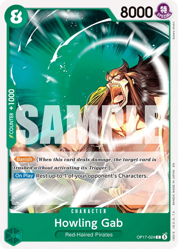Howling Gab OP17-024 – One Piece Card Game Character