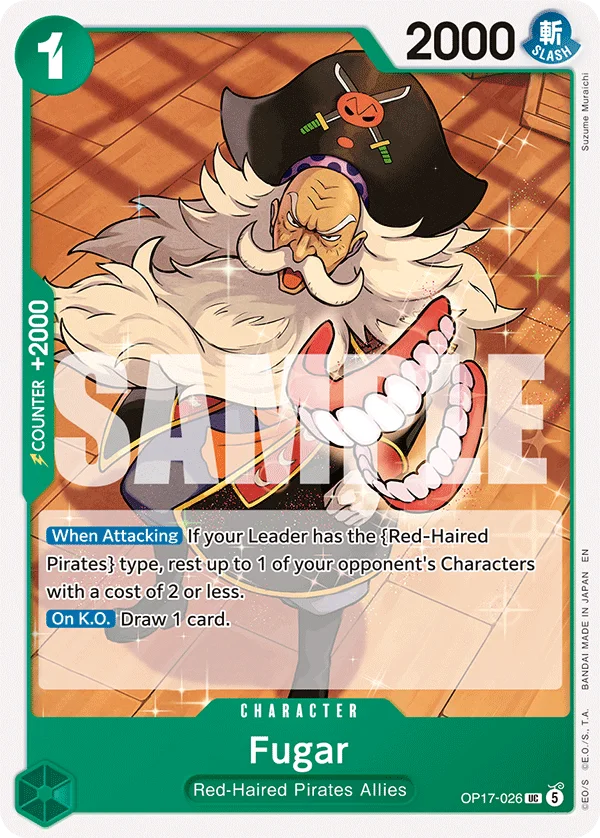 Fugar OP17-026 – One Piece Card Game Character