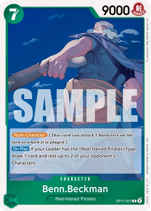 Benn.Beckman OP17-027 – One Piece Card Game Character
