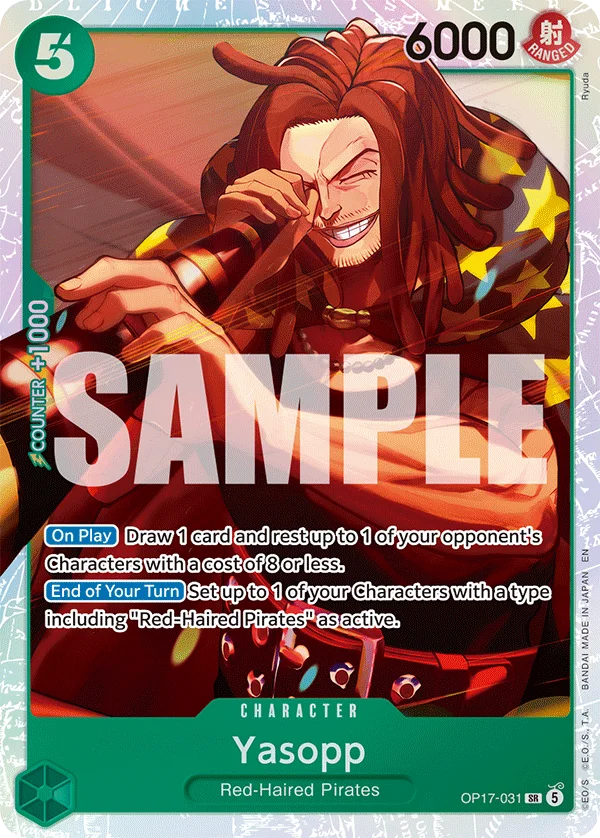 Yasopp OP17-031 – One Piece Card Game Character