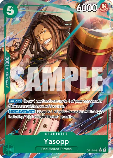 Yasopp OP17-031 (Alternate art)