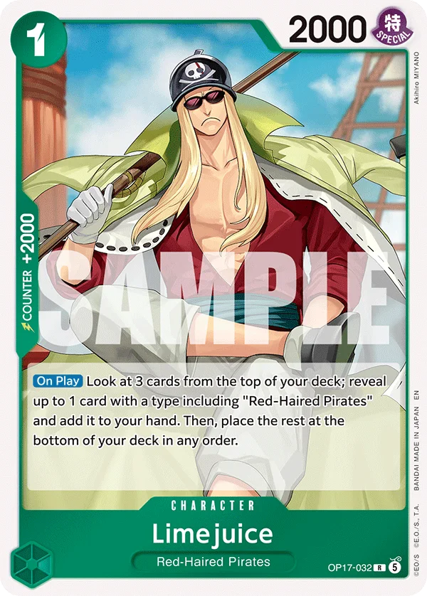 Limejuice OP17-032 – One Piece Card Game Character