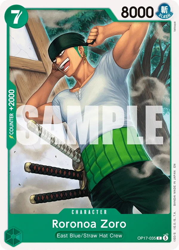 Roronoa Zoro OP17-035 – One Piece Card Game Character