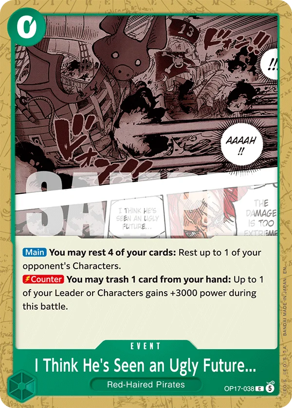 I Think He's Seen an Ugly Future... OP17-038 – One Piece Card Game Event