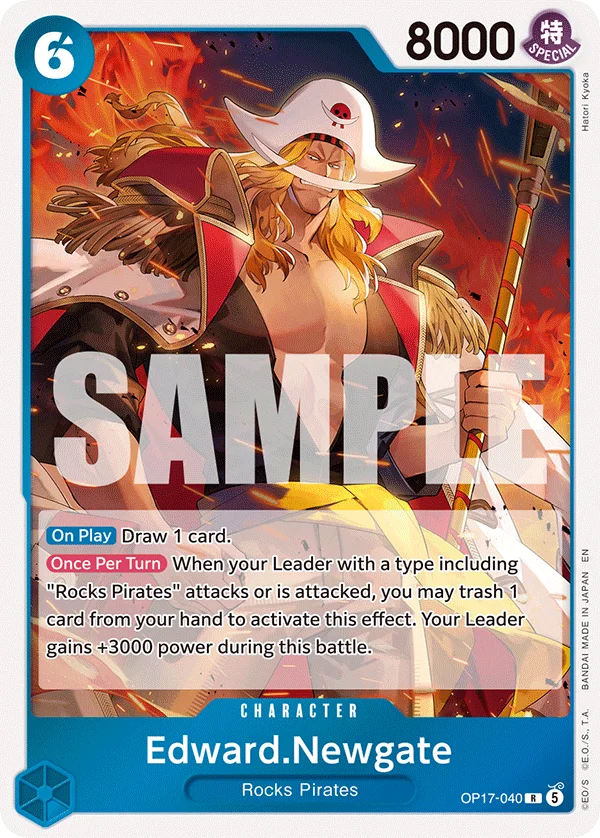 Edward.Newgate OP17-040 – One Piece Card Game Character