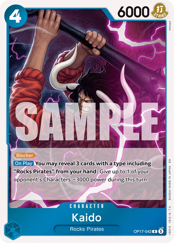 Kaido OP17-042 – One Piece Card Game Character