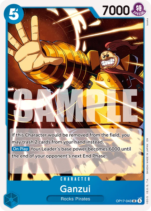 Ganzui OP17-043 – One Piece Card Game Character