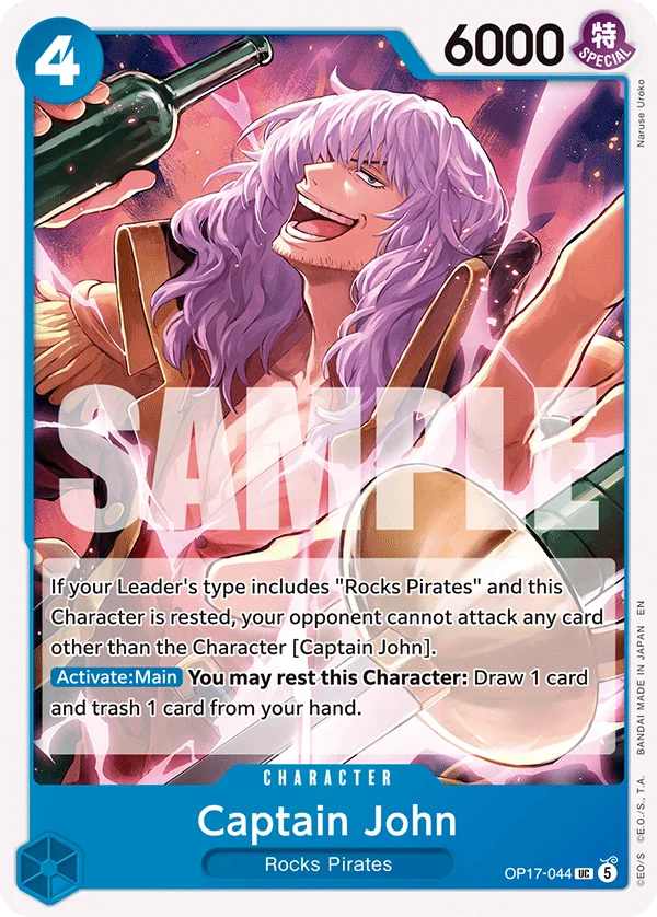 Captain John OP17-044 – One Piece Card Game Character