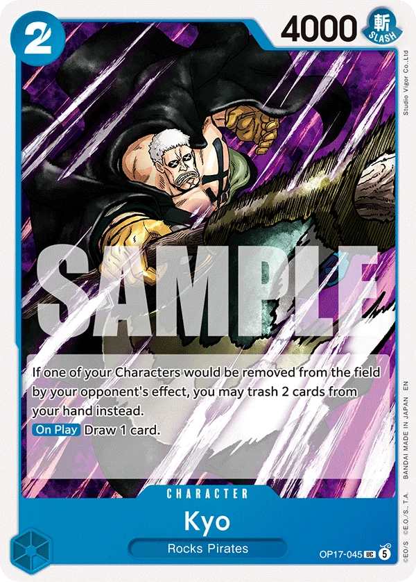 Kyo OP17-045 – One Piece Card Game Character