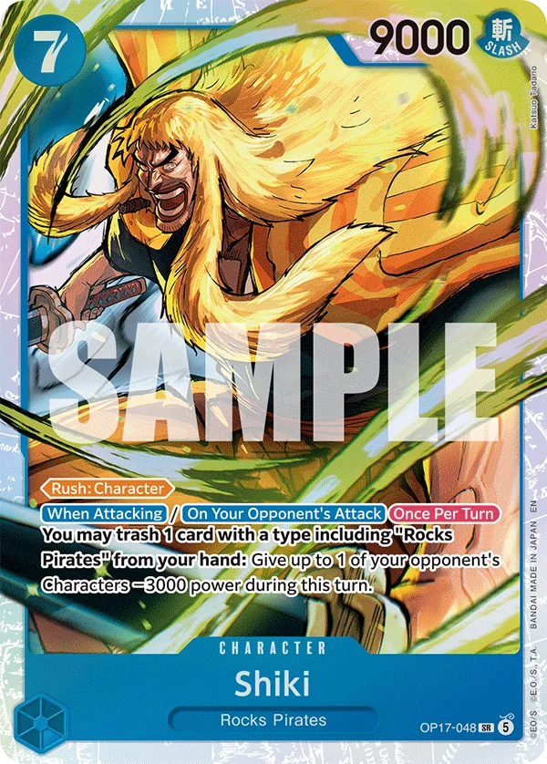 Shiki OP17-048 – One Piece Card Game Character