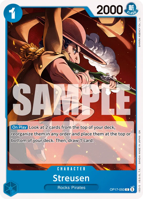 Streusen OP17-050 – One Piece Card Game Character