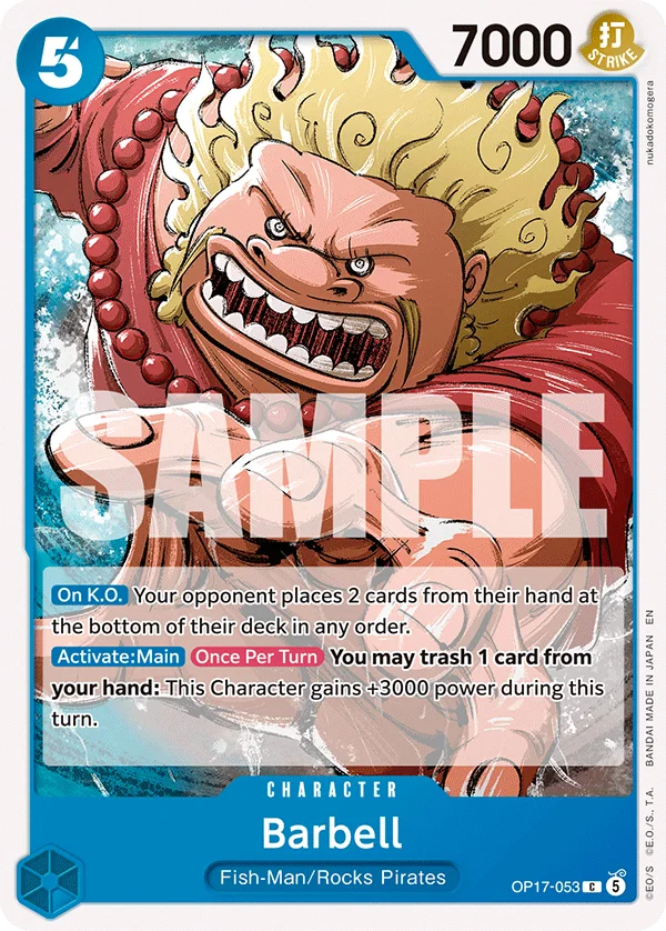 Barbell OP17-053 – One Piece Card Game Character