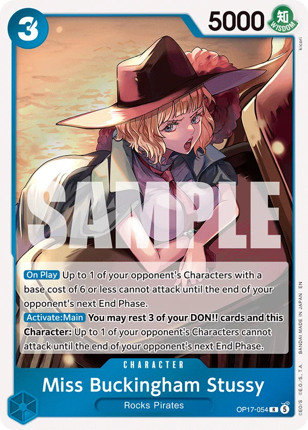Miss Buckingham Stussy OP17-054 – One Piece Card Game Character