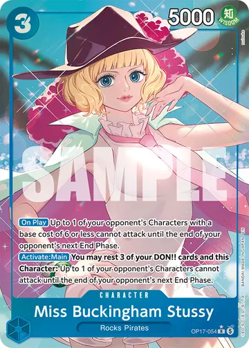 Miss Buckingham Stussy OP17-054 (Alternate art)