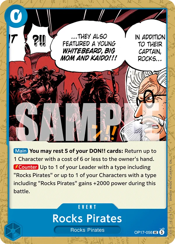 Rocks Pirates OP17-056 – One Piece Card Game Event