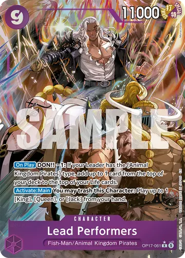 Lead Performers OP17-061 (Alternate art)