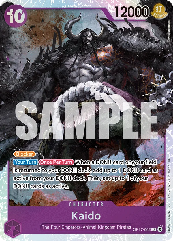 Kaido OP17-062 – One Piece Card Game Character