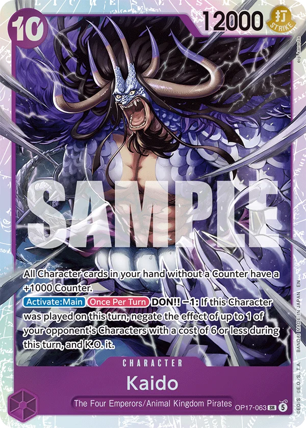 Kaido OP17-063 – One Piece Card Game Character