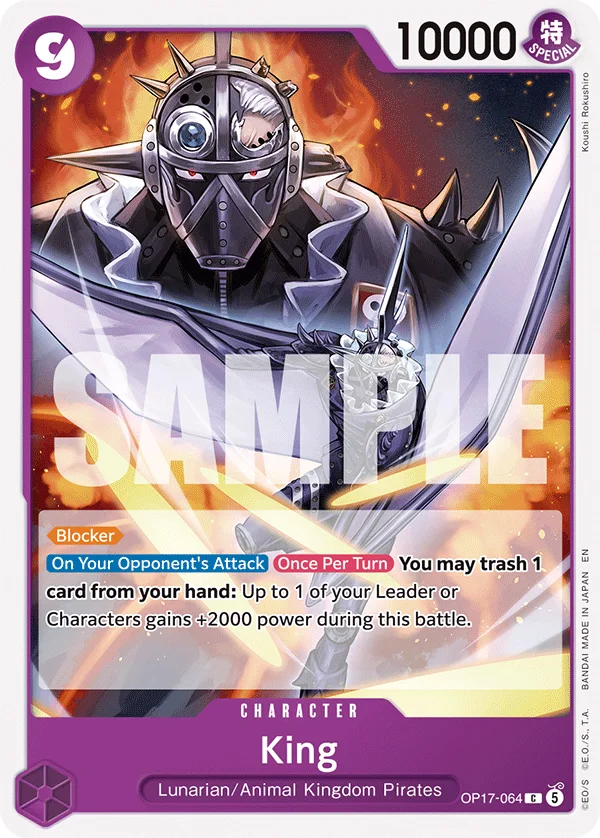 King OP17-064 – One Piece Card Game Character