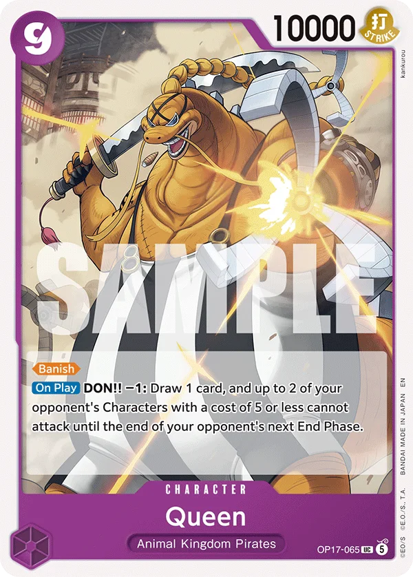 Queen OP17-065 – One Piece Card Game Character
