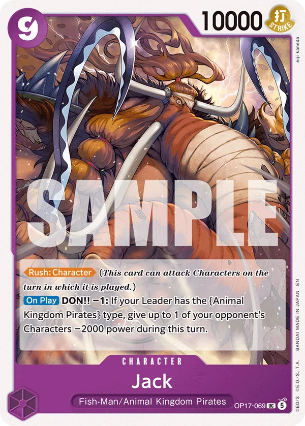 Jack OP17-069 – One Piece Card Game Character