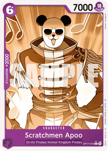 Scratchmen Apoo OP17-070 (Alternate art)