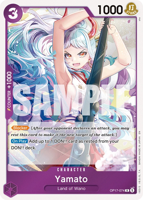 Yamato OP17-074 – One Piece Card Game Character