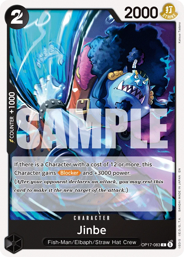 Jinbe OP17-083 – One Piece Card Game Character