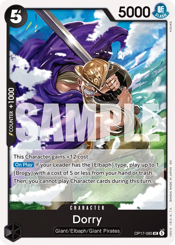 Dorry OP17-085 – One Piece Card Game Character