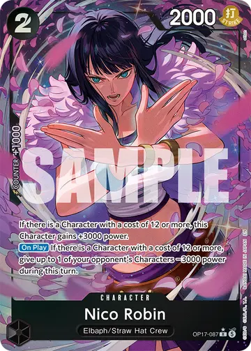 Nico Robin OP17-087 (Alternate art)