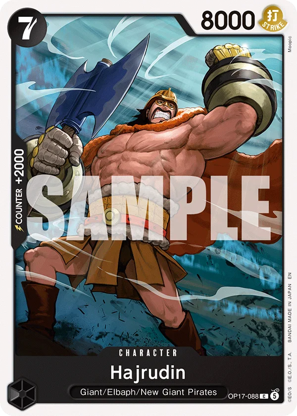 Hajrudin OP17-088 – One Piece Card Game Character