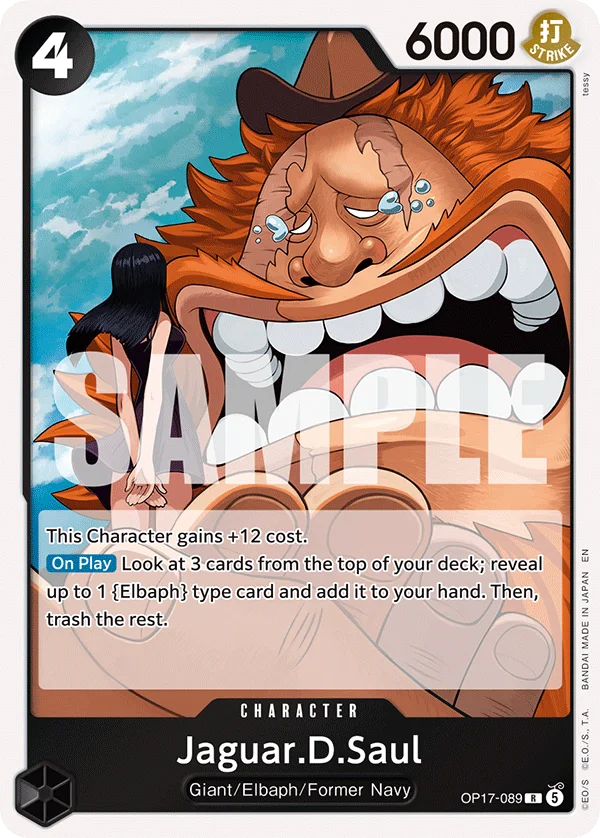 Jaguar.D.Saul OP17-089 – One Piece Card Game Character