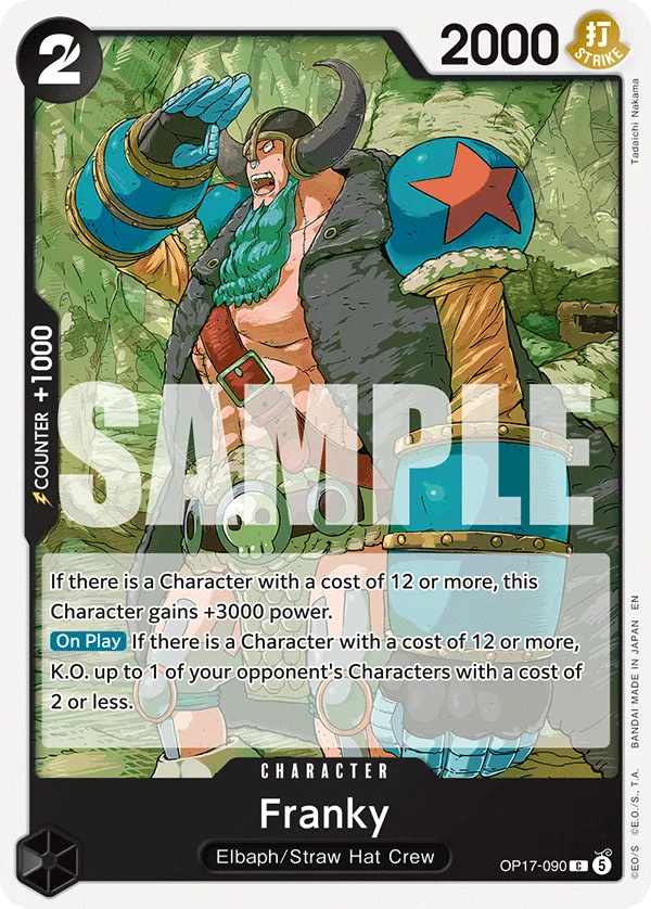 Franky OP17-090 – One Piece Card Game Character