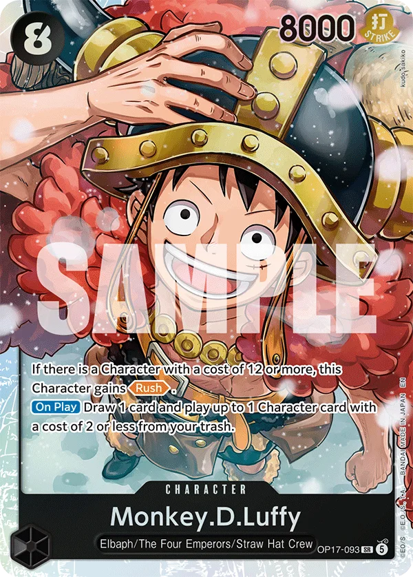 Monkey.D.Luffy OP17-093 – One Piece Card Game Character