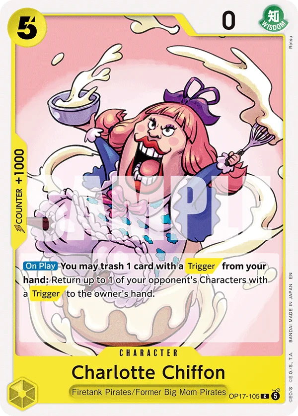 Charlotte Chiffon OP17-105 – One Piece Card Game Character