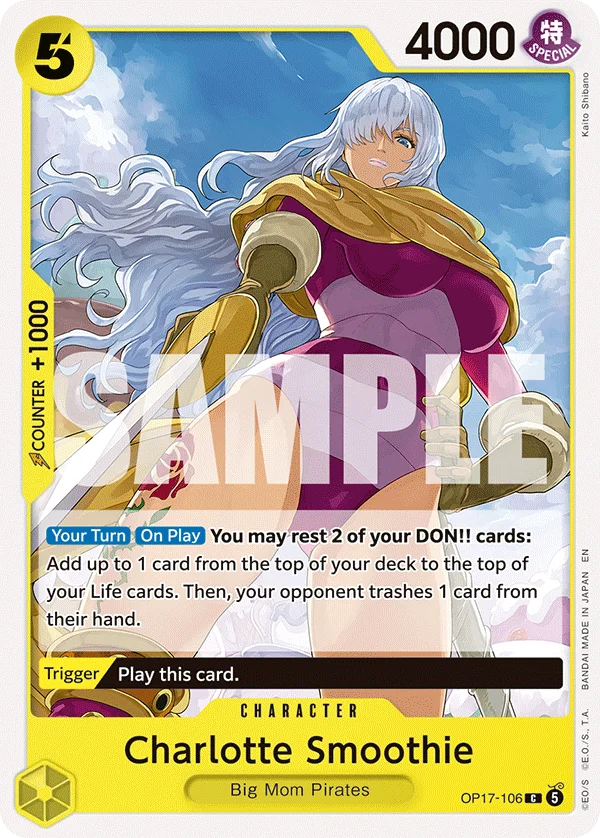Charlotte Smoothie OP17-106 – One Piece Card Game Character