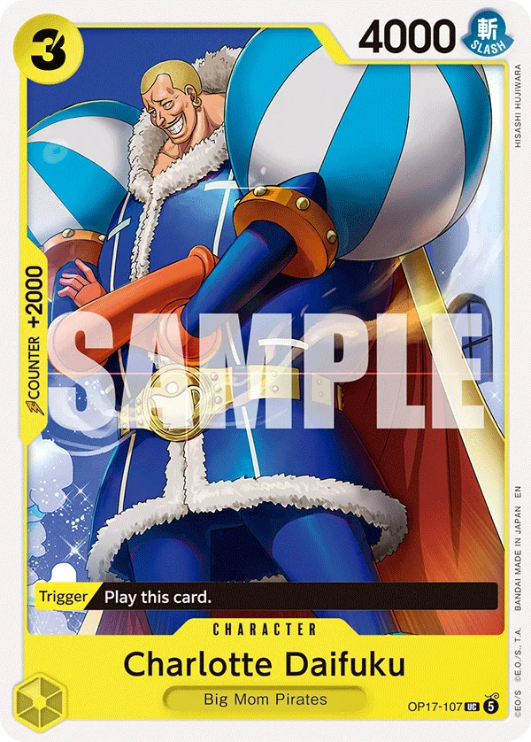 Charlotte Daifuku OP17-107 – One Piece Card Game Character