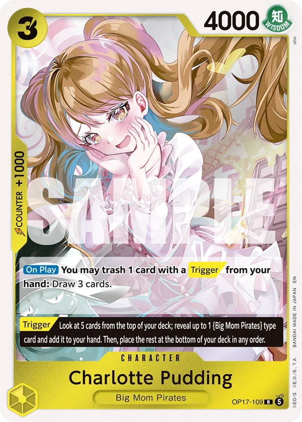 Charlotte Pudding OP17-109 – One Piece Card Game Character