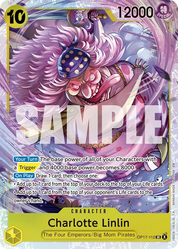 Charlotte Linlin OP17-112 – One Piece Card Game Character