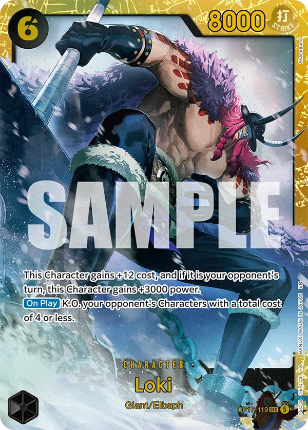 Loki OP17-119 – One Piece Card Game Character