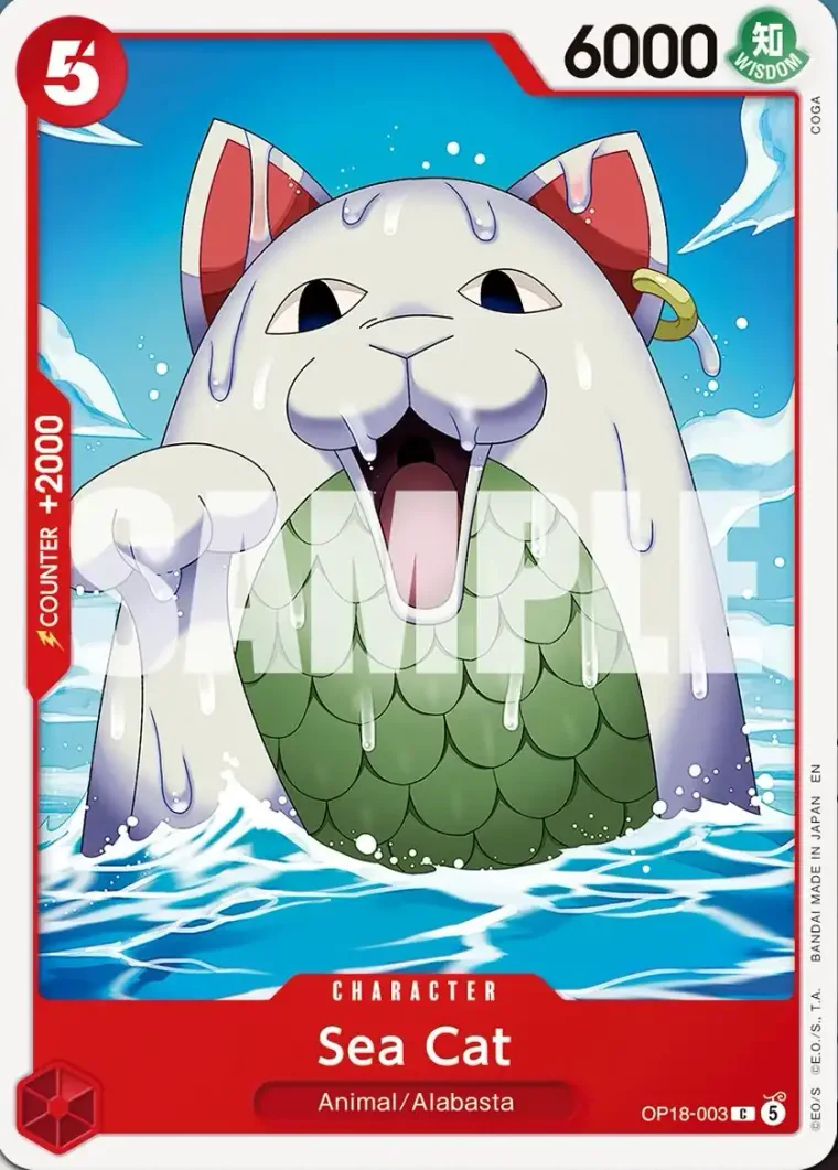 Sea Cat OP18-003 – One Piece Card Game Character