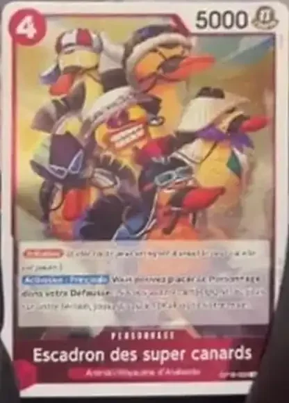 Super Spot-Billed Duck Troops OP18-009 – One Piece Card Game Character
