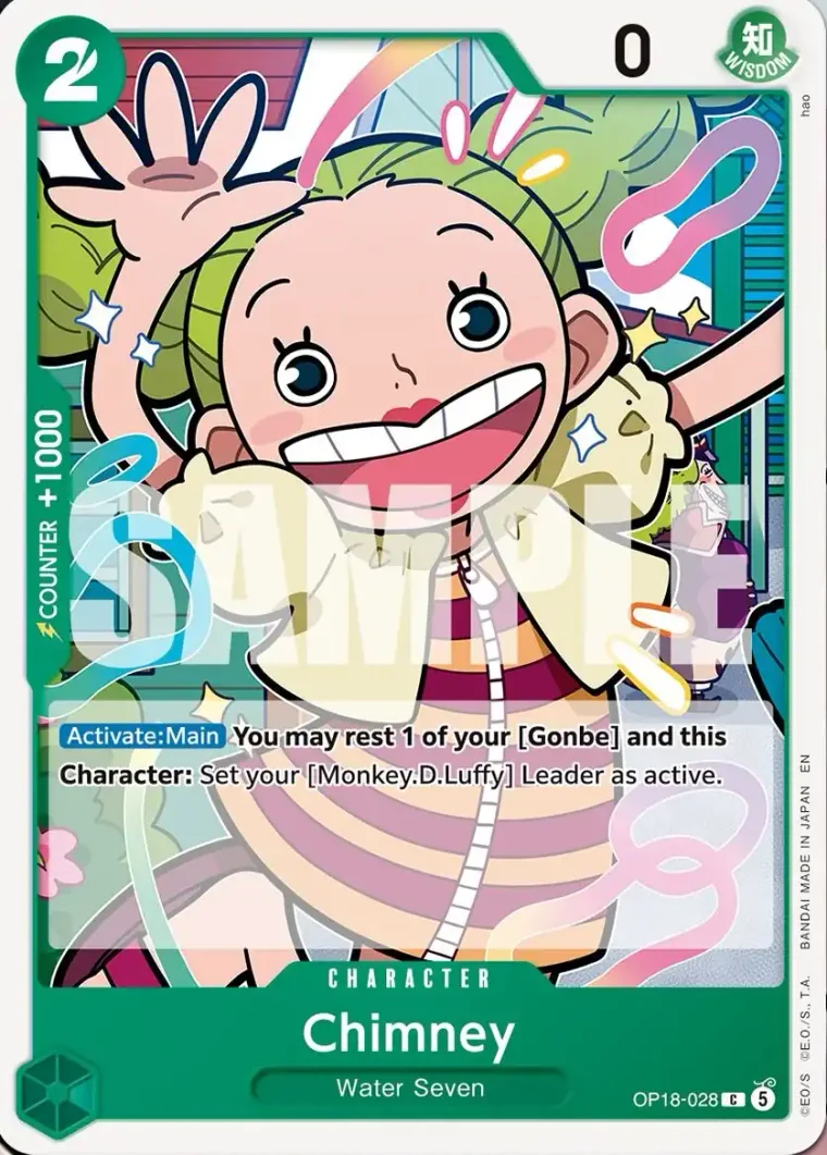 Chimney OP18-028 – One Piece Card Game Character