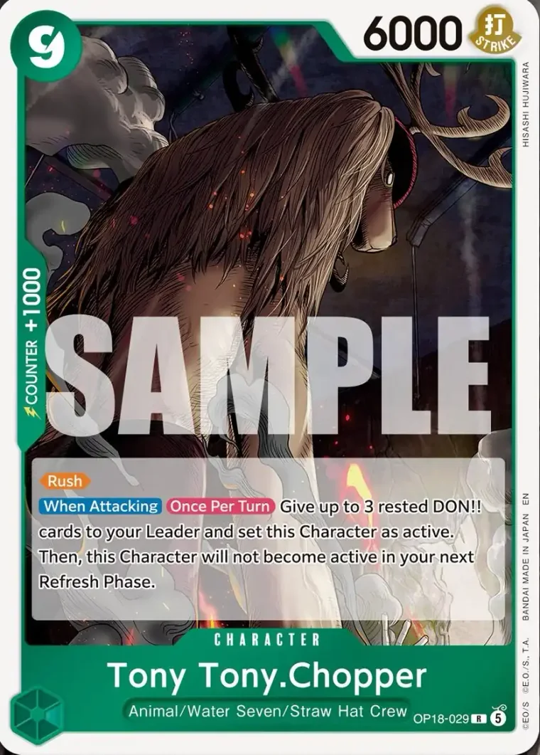 Tony Tony.Chopper OP18-029 – One Piece Card Game Character