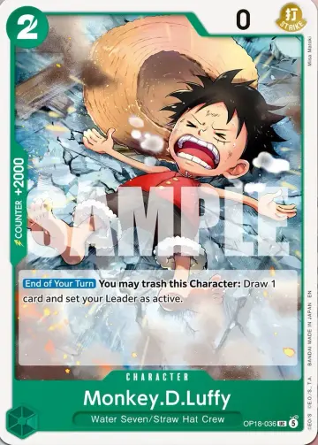 Monkey.D.Luffy OP18-036