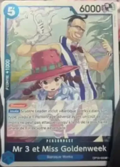 Mr.3 & Miss.Goldenweek OP18-050 – One Piece Card Game Character