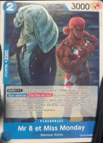 Mr.8 & Miss.Monday OP18-054 – One Piece Card Game Character