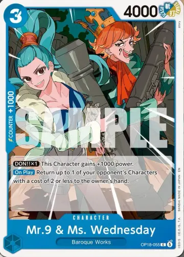 Mr.9 & Ms. Wednesday OP18-055