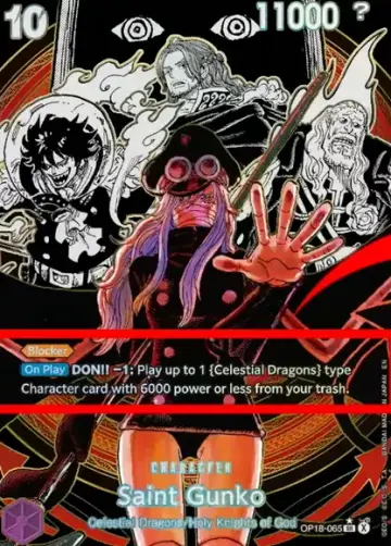 Saint Gunko OP18-065 (Pirate Crew Super Alt-Art)