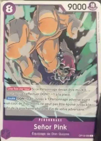 Señor Pink OP18-068 – One Piece Card Game Character